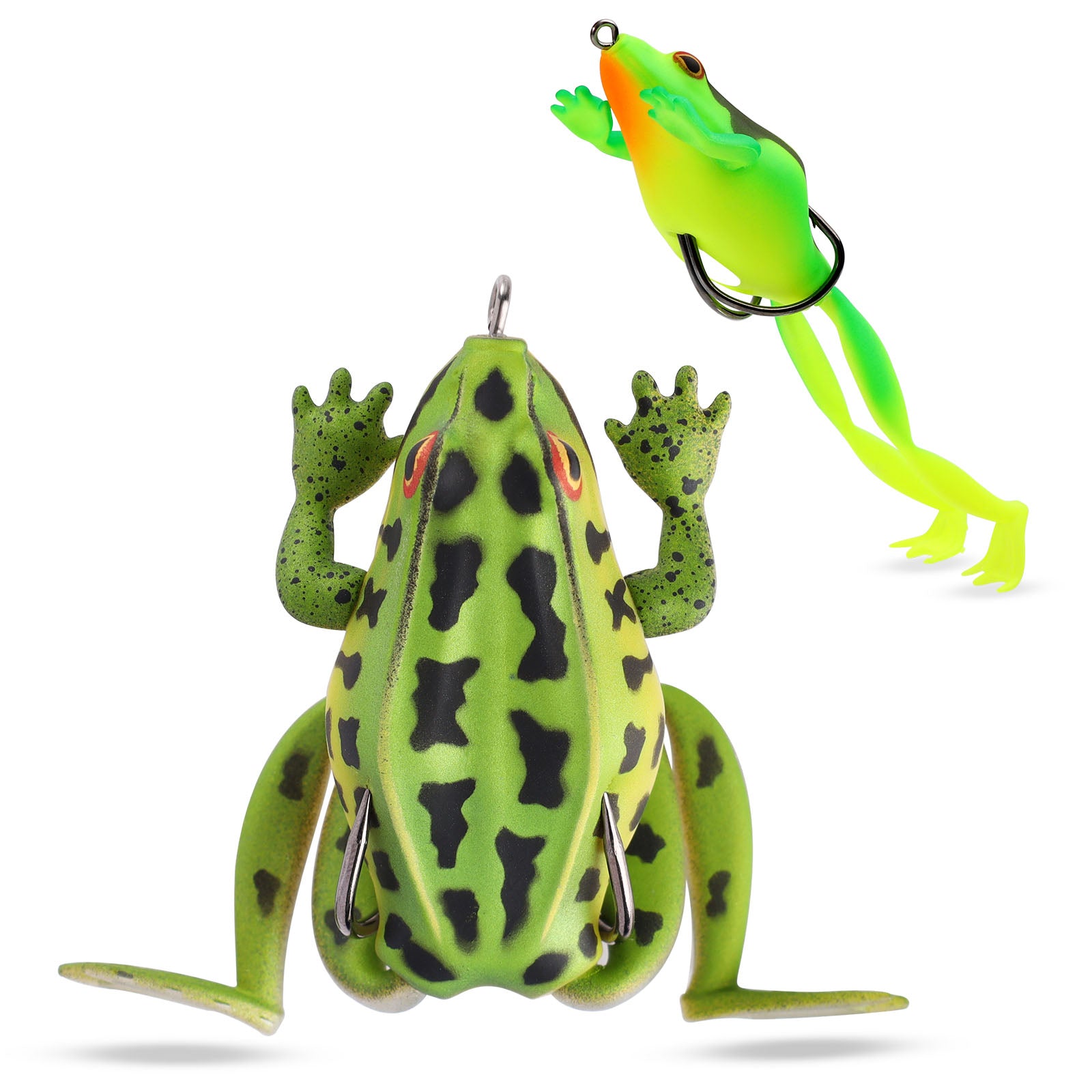 LURVENIX™ Frog Lure – Topwater Soft Bait for Bass, Trout, Pike