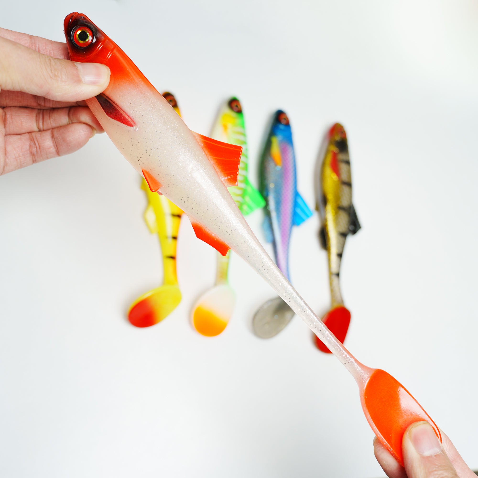 Soft Fishing Lures T-Tail Swimbaits