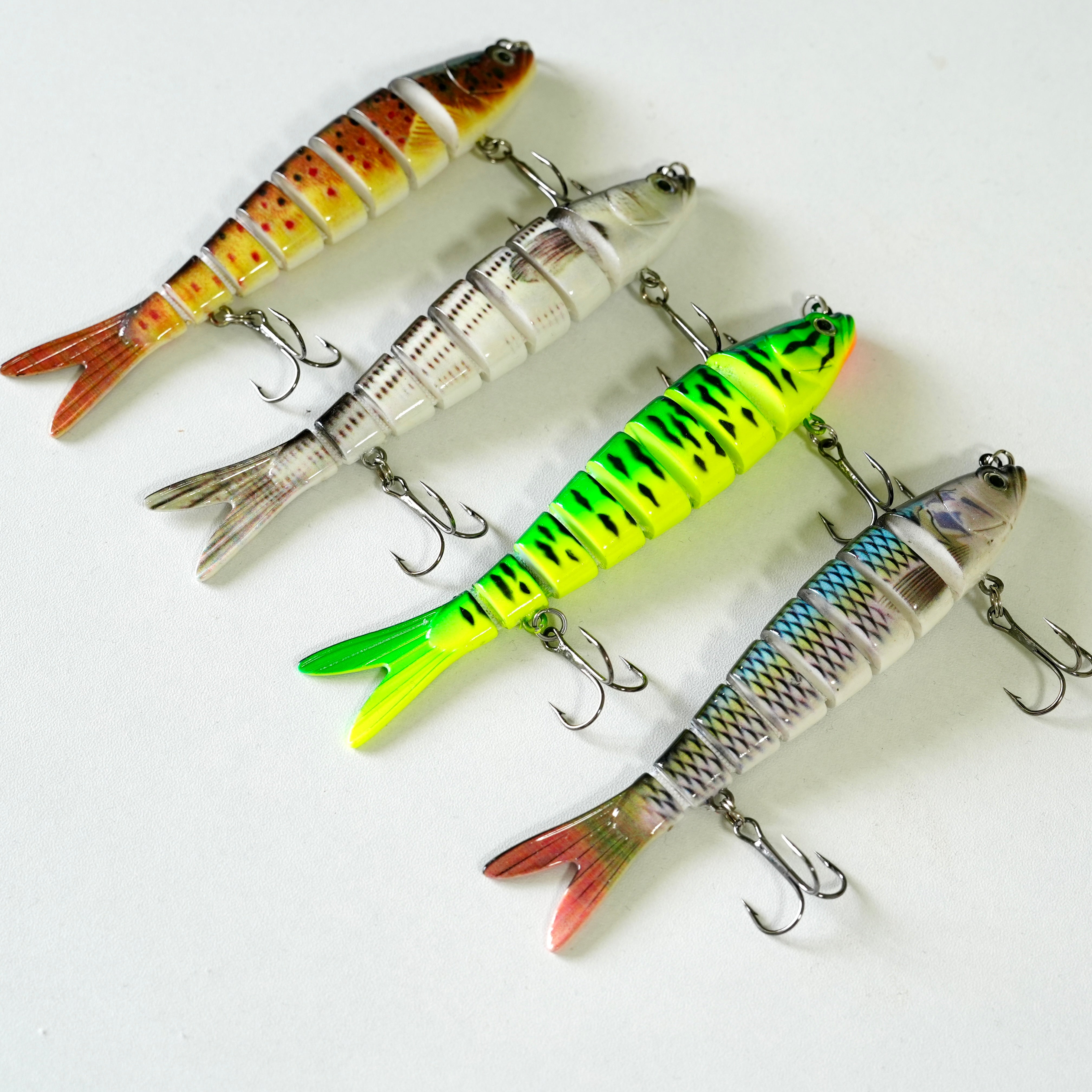 Multi-Segmented Jointed Swimbait Fishing Lures