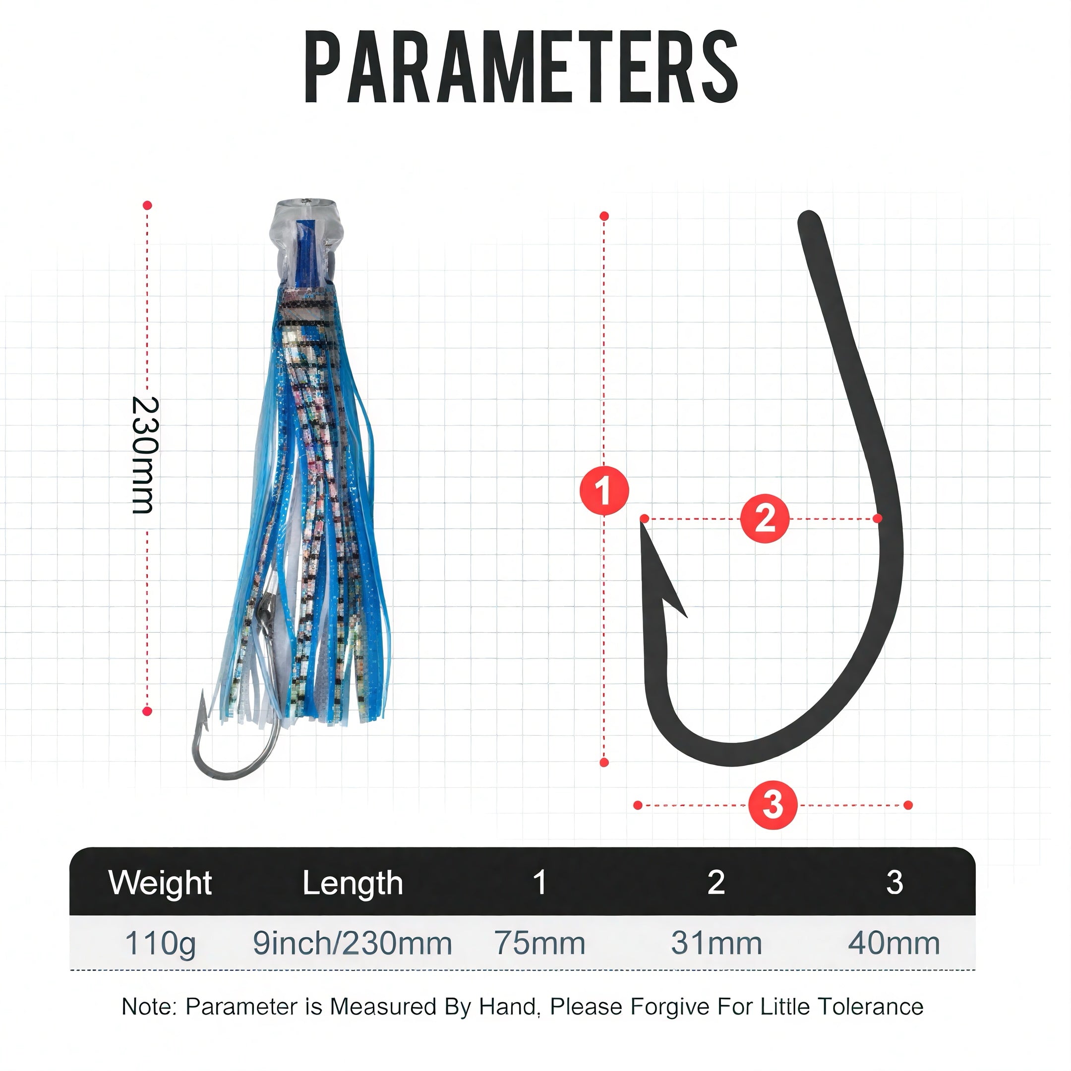 Trolling Lures 110g/9 inch