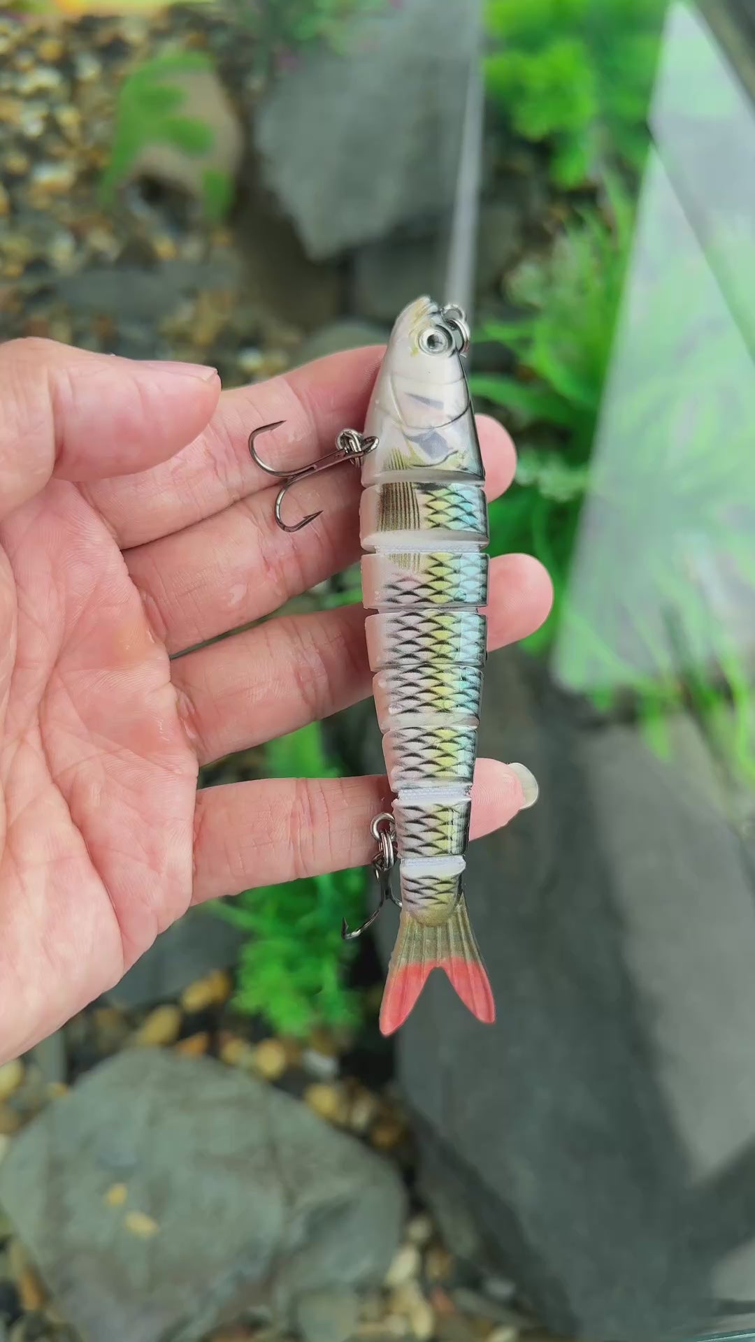 Multi-Segmented Jointed Swimbait Fishing Lures